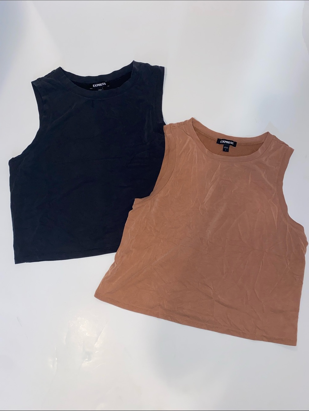 Express Women's Muscle Tee Set - Black & Brown